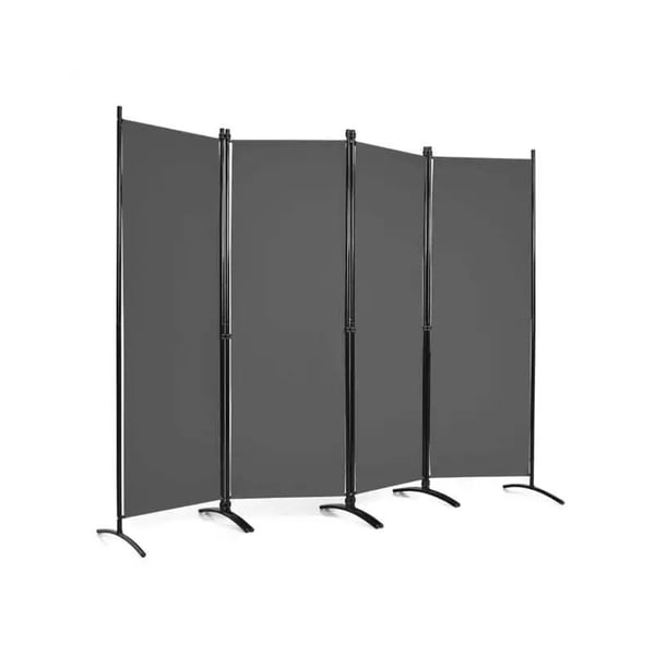 Skjermvegg 4 paneler H173cm - Grå