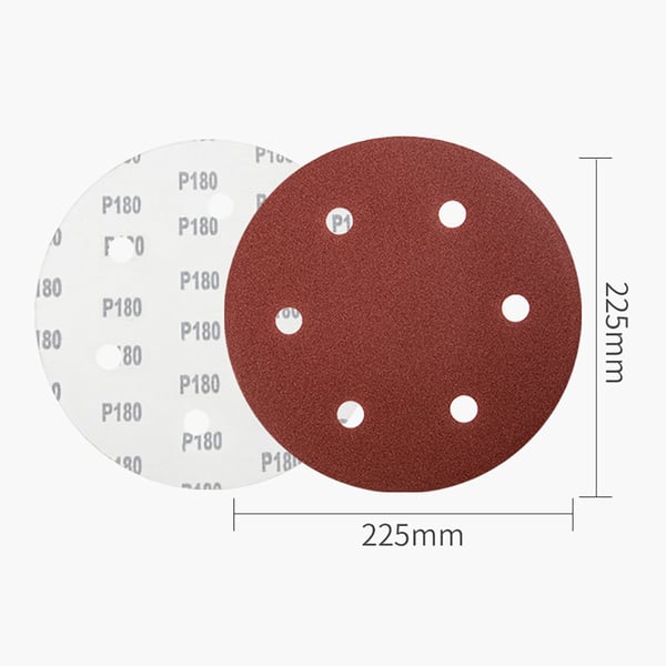 Sandpapir 225 mm - 11 forskjellige kornstørrelser 110-pk