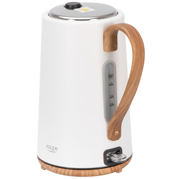 Elkedel 1,7 L med automatisk slukning / vandkedel / hvid elektrisk kedel