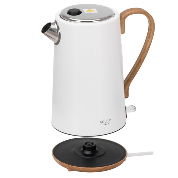Elkedel 1,7 L med automatisk slukning / vandkedel / hvid elektrisk kedel