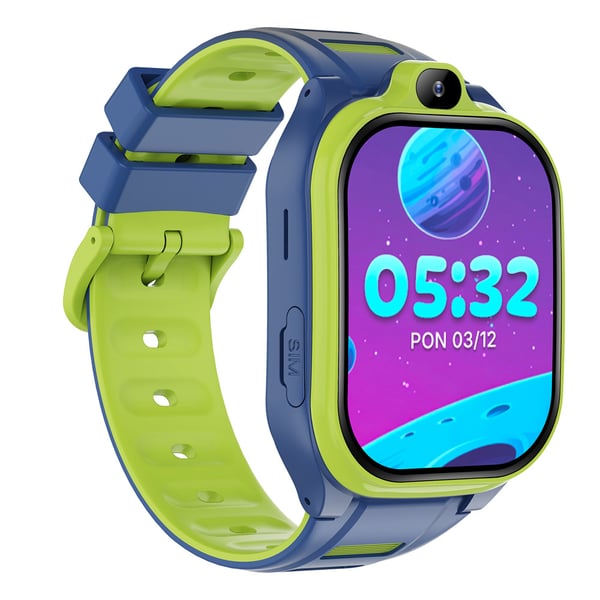 Forever Smartwatch Kids Boost GPS WiFi 4G KW-530 / blå smartklocka för barn / barnklocka