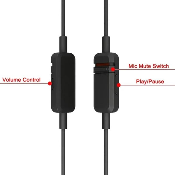 Lydkabel med volumenkontrol Beyerdynamic MMX300 - 2,45 m