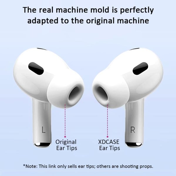 Ørepuder og rengøringsværktøj til AirPods Pro 2 / 1 - Hvid