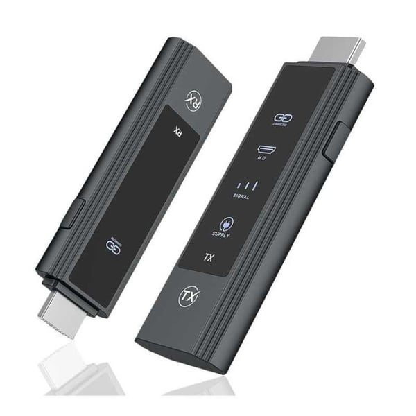 Langaton HDMI-lähetin ja -vastaanotin 1080P@60Hz – jopa 50 m, 2.4G/5G, plug & play