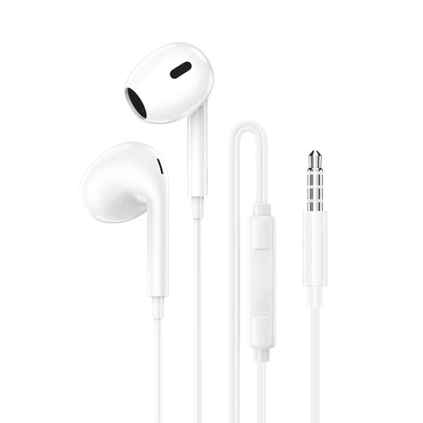 Borofone BM100 In-Ear Headset med 3,5mm 1,2m - Vit