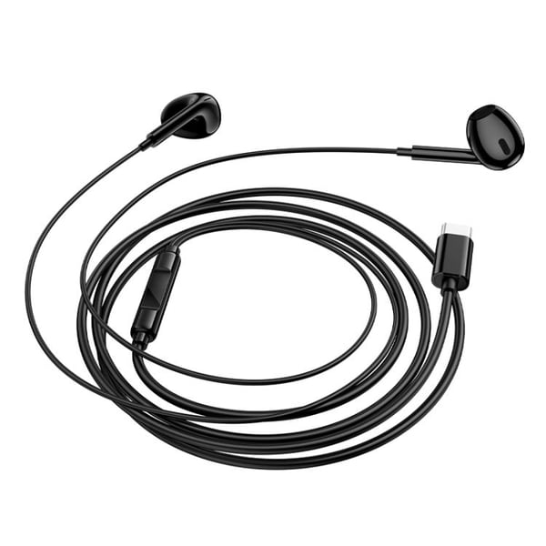Borofone BM100 In-Ear-kuulokkeet USB-C 1.2m - Musta