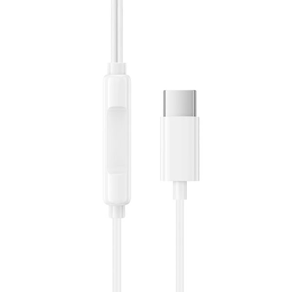 Borofone BM100 In-Ear-kuulokkeet USB-C:llä 1.2m - Valkoinen