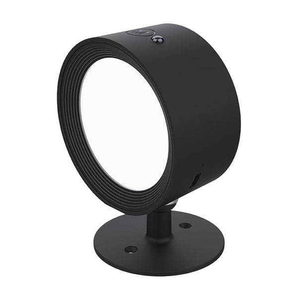 Smart touch-kontrolleret RGB-væglampe med fjernbetjening og lysdæmperfunktion - Sort