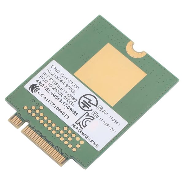 Lenovo ThinkPad L850-GL 4G LTE WWAN-modul / trådløst modul / mobilt bredbånd / 01AX792