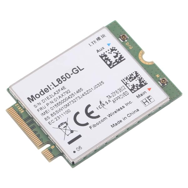 Lenovo ThinkPad L850-GL 4G LTE WWAN -moduuli / langaton moduuli / mobiililaajakaista / 01AX792