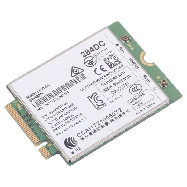 L850-GL DW5820E WWAN-modul / 4G LTE-modul til Dell Latitude / trådløst mobilt bredbåndsmodul 284DC