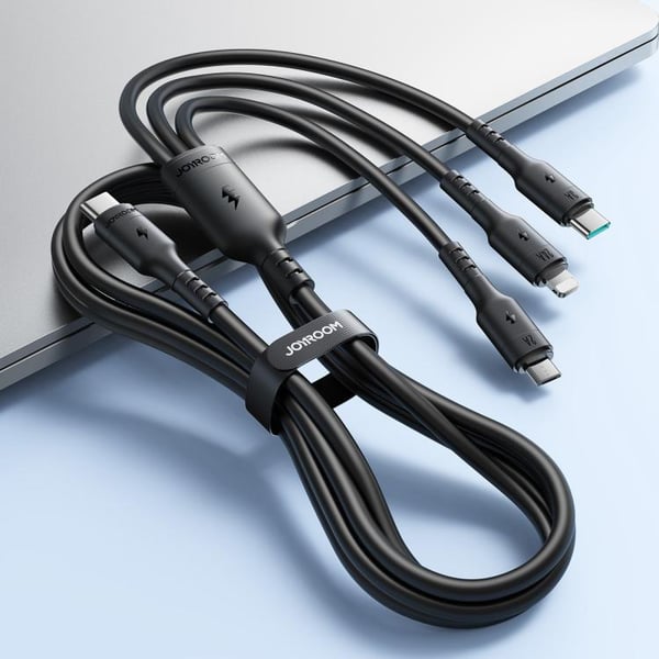 Joyroom 3in1 USB-kabel USB-C til Lightning + USB-C + MicroUSB 1,2 m