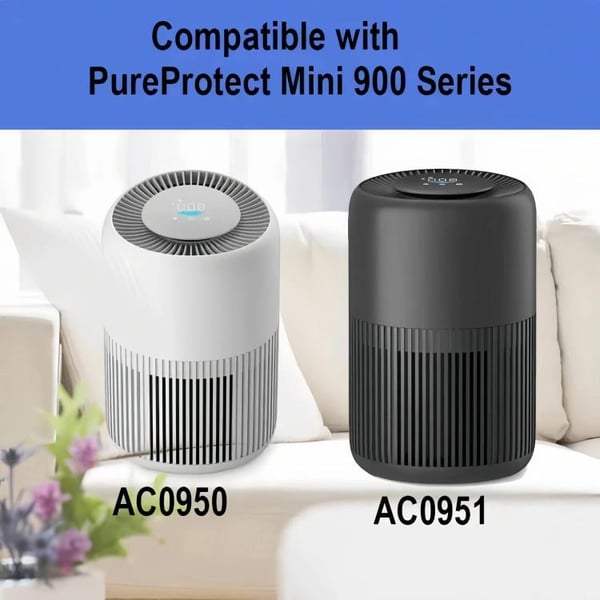 HEPA-filter med aktivt kul til Philips luftrenser AC0950 / AC0951