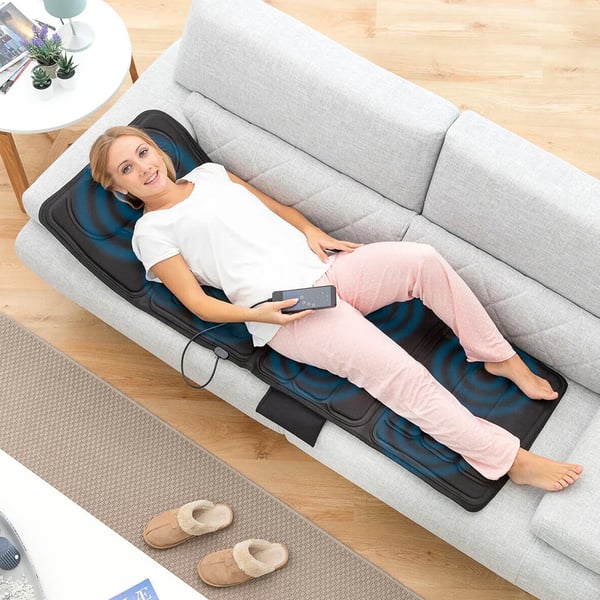 Massagemadras med 5 massagetilstande og varmefunktion