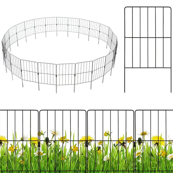 Haveopdeler i rustfrit stål med fleksibelt design - 25-pak