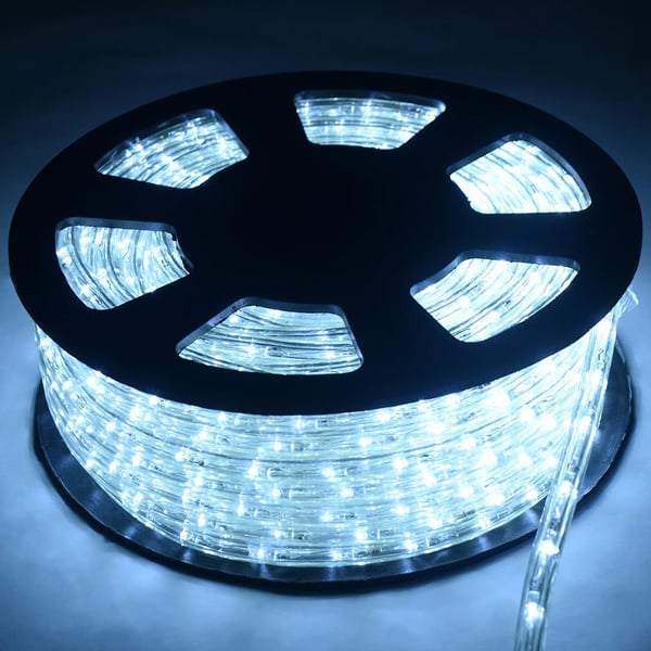 LED-lyssløjfe 10 m med 360 kølige hvide LED'er