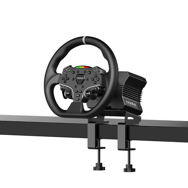 Moza Racing R5 Bundle - Direct drive-racerpakke med 5,5 Nm ratbase, 280 mm rat og pedaler til pc