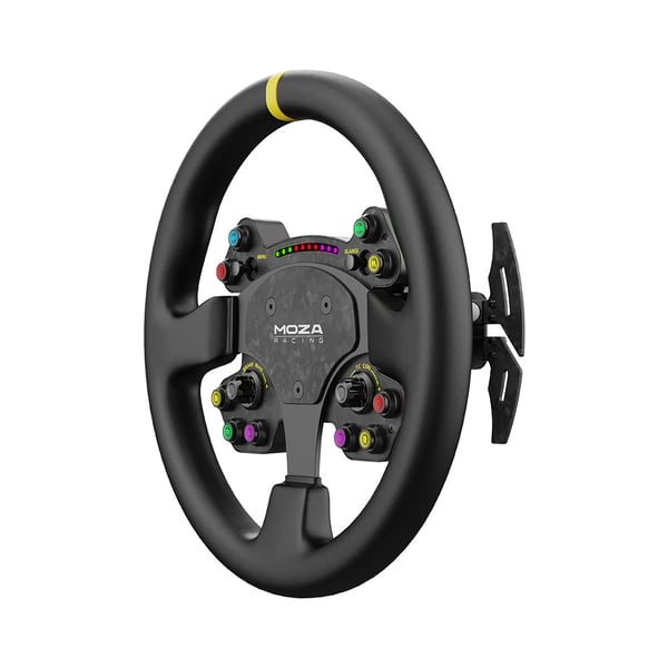 Moza RS V2 33 cm racingratt med hurtigutløser og LED-indikatorer