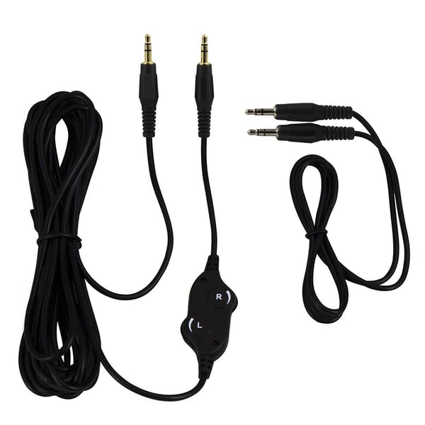 Fysic in-ear-hovedtelefoner med individuel volumenkontrol og 3,5 mm tilslutning