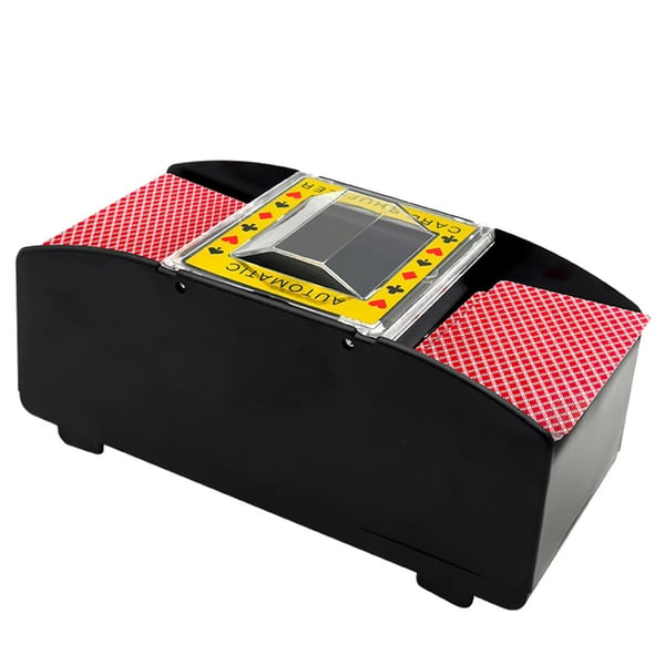 Automatisk kortstokkemaskin for spillkvelder