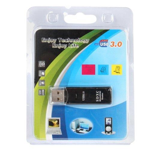 USB 3.0-kortleser for Micro-SD og SD(HC) med høy dataoverføringshastighet