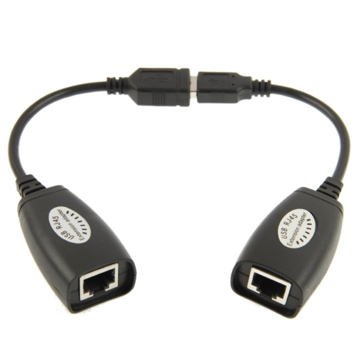 USB-forlænger med RJ45-forlænger til op til 50 meters rækkevidde