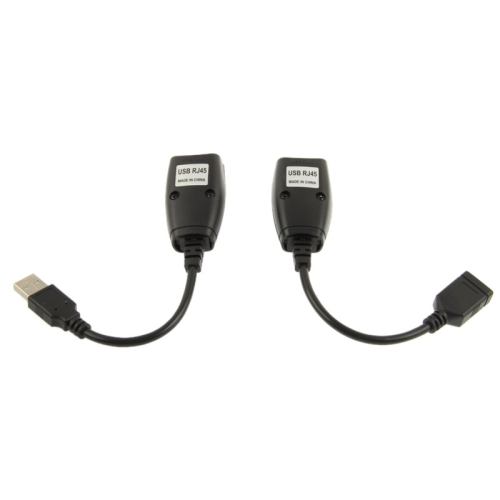 USB-forlænger med RJ45-forlænger til op til 50 meters rækkevidde