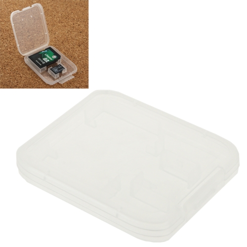 MicroSD/SD-kortholder - 5-pak med plads til to kort i hver boks MicroSD/SD-kortholder - 5-pak med plads til to kort i hver boks