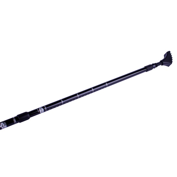 Foldbare letvægtsspadserestokke i aluminium - 3-delt 67-135 CM - 2-pak