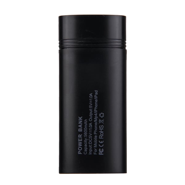 Powerbank-kabinet 5600 mAh til 2×18650-batterier
