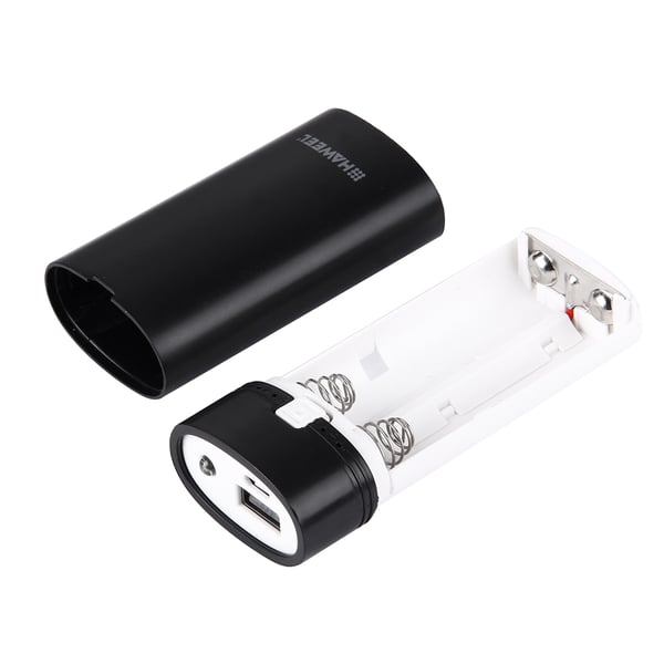 Powerbank-kabinet 5600 mAh til 2×18650-batterier