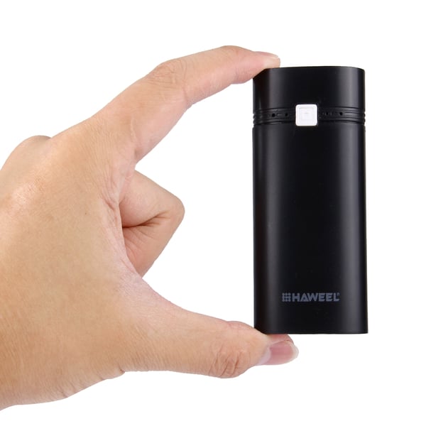 Powerbank-kabinet 5600 mAh til 2×18650-batterier