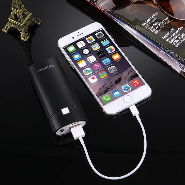 Powerbank-kabinet 5600 mAh til 2×18650-batterier