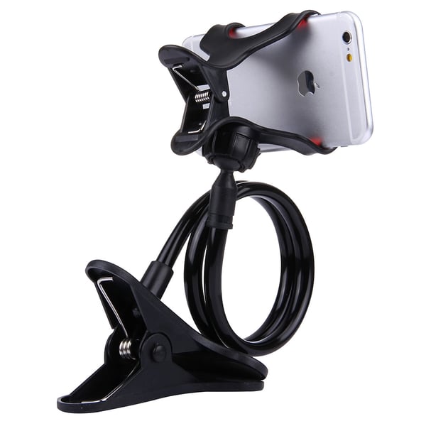 Universel mobilholder med fleksibel arm og 360° rotation