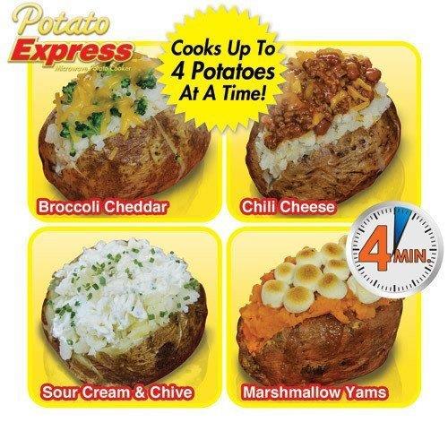 Mikropussi uuniperunoita varten - enintään 4 perunaa