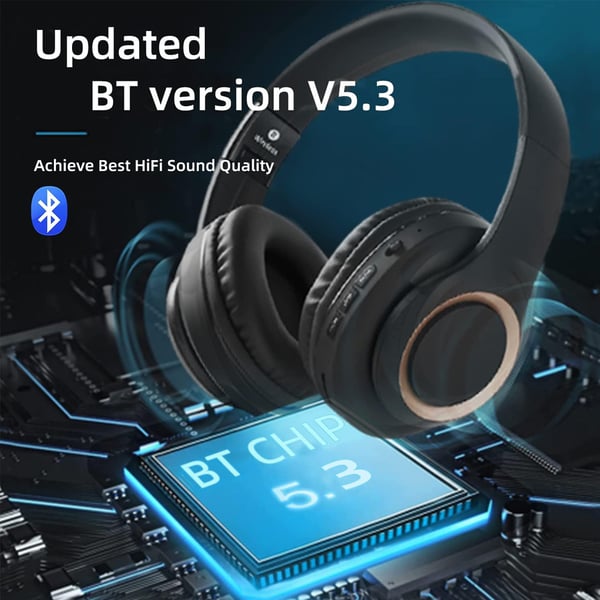 Kraftfulla bluetooth hörlurar