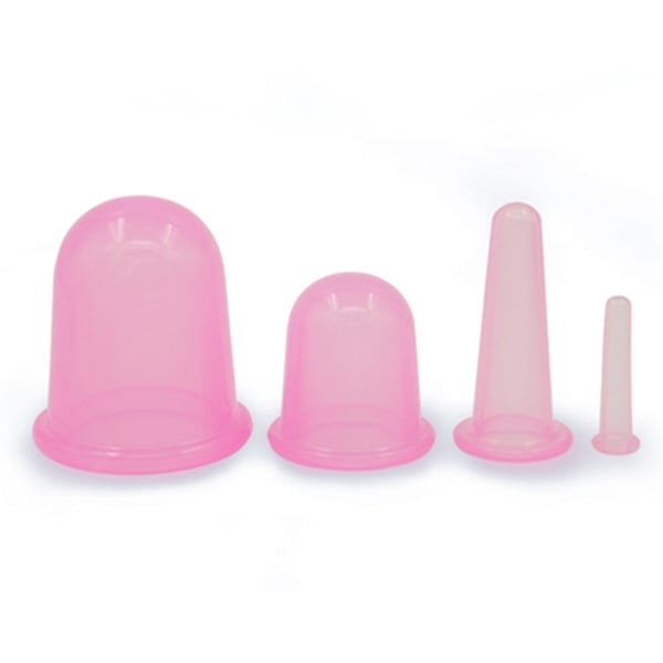 Cupping - vakuumkopper for massasje / cellulittbehandling 4-pakning