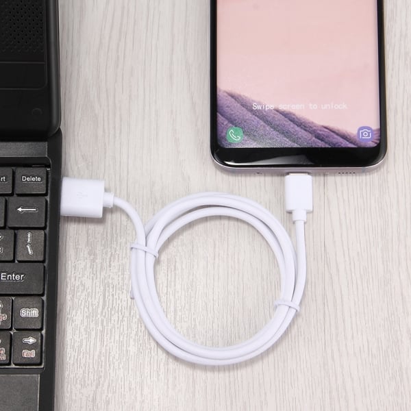 USB-kabel / datakabel / ladekabel USB-C / Type-C - 1 meter