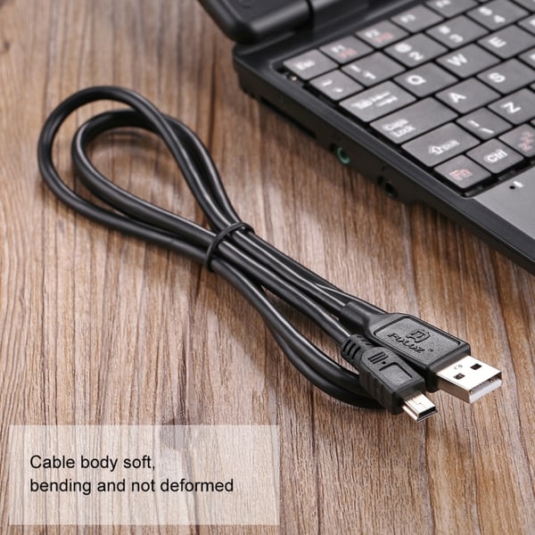 USB-kabel 1 m Mini 5-pins til Canon EOS