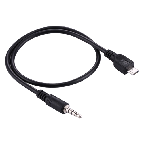 Aux-kaapeli / äänikaapeli 3,5 mm micro-USB:hen