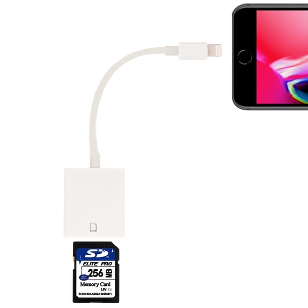 SD-kortleser til iPhone og iPad med Lightning-kontakt