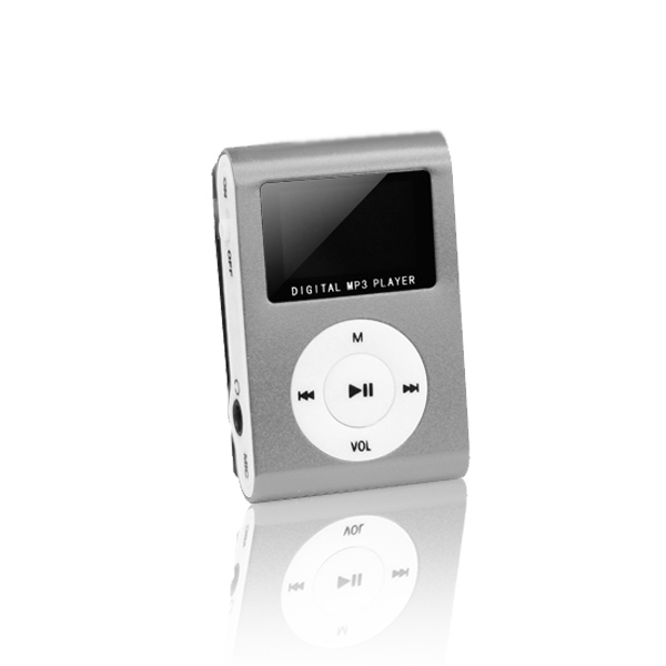 Setty MP3-afspiller med LCD-skærm - Sølv Setty MP3-afspiller med LCD-skærm - Sølv