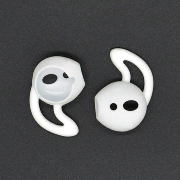 Silikonørekroker for Apple AirPods - Hvit