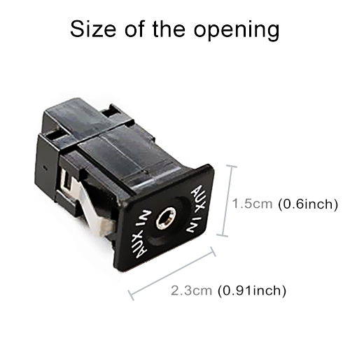 AUX-adapter med stik til Ford Fiesta / Focus / Mondeo / PUMA / MK2 / MK3 / S-MAX