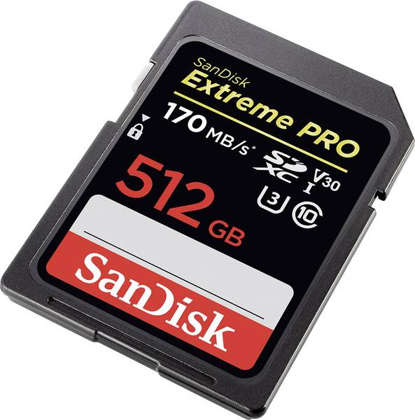 SanDisk Extreme Pro 512GB SDXC UHS-I U3 V30