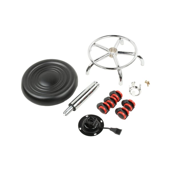 Höj- och sänkbar frisörstol / rullpall / arbetsstol på hjul med hydraulisk design