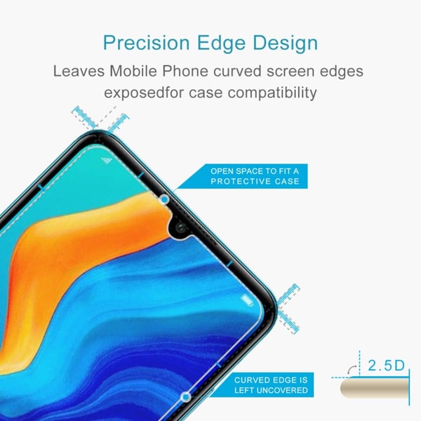 Skærmbeskytter af hærdet glas til Huawei P30 Lite