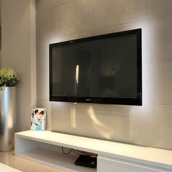 USB-drevet TV-lys 5 meter - varmhvit