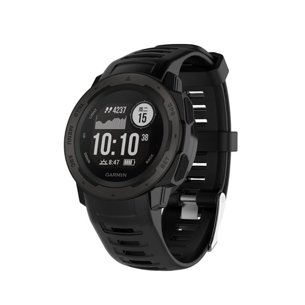 Garmin instinct silikoninauha - Musta