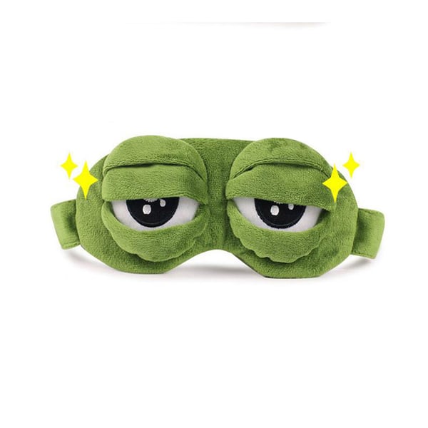 Froggie sovemaske / Frog øjenmaske